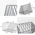 Office multilayer mesh file bookends desktop storage frame